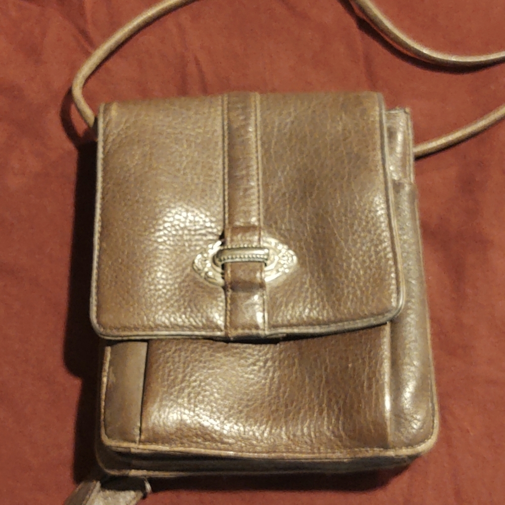 Fossil Purse  Crossbody Distressed Vintage Brown lLeather